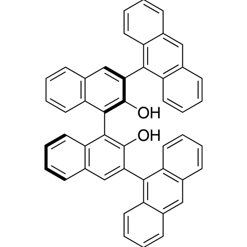 (R)-3,3-双(9-蒽基)-1,1-联萘酚<br> (R)-3,3-Bis(9-anthryl)-1,1-binaphthyl-2,2-diol