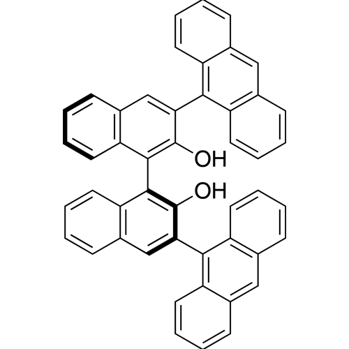(S)-3,3-双(9-蒽基)-1,1-联萘酚<br> (S)-3,3-Bis(9-anthryl)-1,1-binaphthyl-2,2-diol