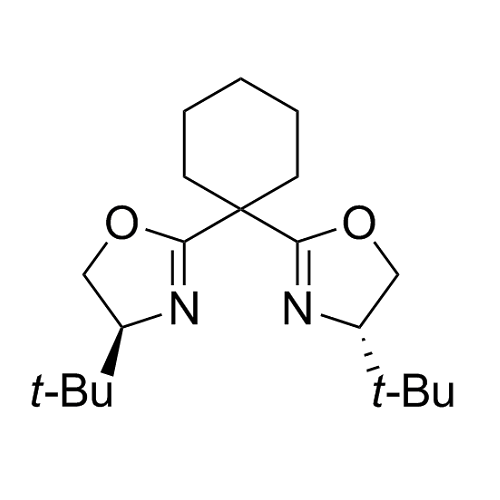 (4S,​4S)​-2,​2-​环己亚基双[4​-​叔丁基-​4,​5-​二氢噁唑]<br>(4S,​4S)​-2,​2-​Cyclohexylidenebis[4​-​tert-butyl-​4,​5-​dihydrooxazole]