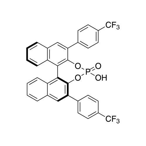 (S)-3,3-双(4-三氟甲基苯基)-1,1-联萘酚膦酸酯<br>(11bR)-4-Hydroxy-2,6-bis[4-(trifluoromethyl)phenyl]-4-oxide-dinaphtho [2,1-d:1,2-f][1,3,2]dioxaphosphepin
