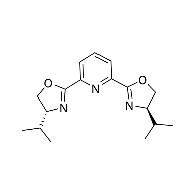 2,6-双[(4R)-4-异丙基-2-噁唑啉基]吡啶<br>2,6-Bis[(4R)-isopropyl-2-oxazolin-2-yl]pyridine