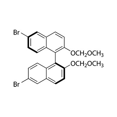 (S)-6,6-二溴-2,2-双(甲氧基甲氧基)-1,1-联萘酚<br>S)-6,6-Dibromo-2,2-bis(methoxymethoxy)-1,1-binaphthalene 