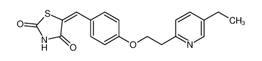 吡格列酮烯5-(4-(2-(5-Ethylpyridin-2-yl)ethoxy)benzylidene)thiazolidine-2,4-dione