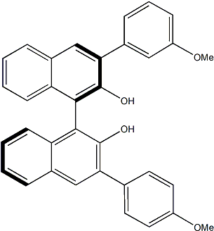 (R)-3,3-Bis(4-methylphenyl)-1,1-bi-2-naphthol<br>(R)-3,3-二(4-甲基苯基)-1,1-联萘酚